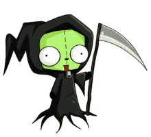 Gir Grim Reaper GIF - Gir Grim Reaper Invader Zim GIFs