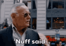 Nuff Said Stan Lee GIF - Nuff Said Stan Lee GIFs