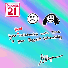 Your Poor Relationship With Time Is Your Biggest Vulnerability Veefriends GIF - Your Poor Relationship With Time Is Your Biggest Vulnerability Veefriends Your Greatest Weakness Is Your Poor Time Management GIFs