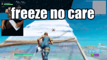 Freeze Freeze No Care GIF - Freeze Freeze No Care Freeze Dont Care GIFs