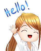 Miyukini Hello Sticker - Miyukini Hello Hi Stickers