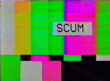 scum error television screen