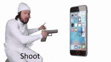 Funny As Hell Shoot Your Phone GIF - Funny As Hell Shoot Your Phone Phone GIFs
