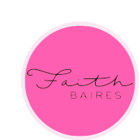 Faith Baires Logo Sticker - Faith Baires Logo Stickers