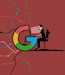 downsign g search google alphabet data