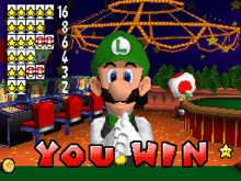 Luigi You Win GIF - Luigi You Win You Won GIFs