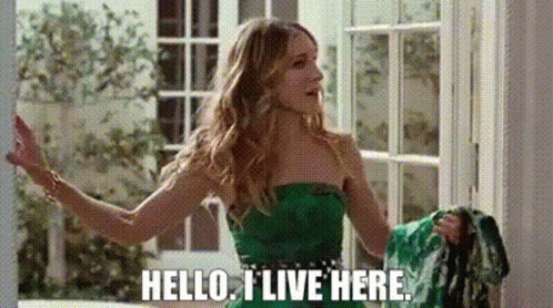 Hello I Live Here GIF - Hello I Live Here This Is My House - Discover & Share GIFs