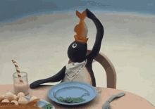 Pingu Funny GIF - Pingu Funny Eating GIFs