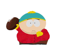 Football Cartman Sticker - Football Cartman Southpark Stickers