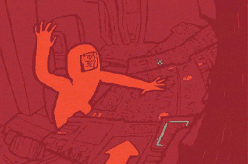Mash Button Buttonmash Spaceman Orange Panic GIF - Mash Button Buttonmash Spaceman Orange Panic GIFs