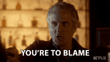 Youre To Blame Patrick Fabian GIF - Youre To Blame Patrick Fabian Resse Getty GIFs