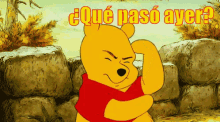 Winnie The Pooh No Recuerda Qué Pasó Ayer GIF - Pook Memory I Cant Think GIFs