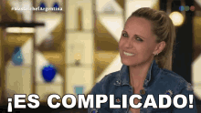 Es Complicado Denise Dumas GIF - Es Complicado Denise Dumas Masterchef Argentina GIFs