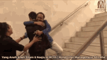 naqiu gegar vaganza champion hug congratulate naqiu gegar vaganza champion hug congratulate