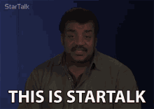 This Is Startalk Introduction GIF - This Is Startalk Introduction Serious GIFs
