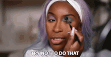 Try Not To Do That Jackie Aina GIF - Try Not To Do That Jackie Aina Warning GIFs