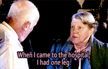 Elderly Hospital GIF - Elderly Hospital One Leg GIFs