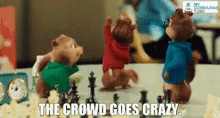 Alvin And The Chipmunks The Crowd Goes Crazy GIF - Alvin And The Chipmunks Alvin The Crowd Goes Crazy GIFs