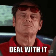 Jack Nicholson Deal With It GIF - Jack Nicholson Deal With It Sunglasses GIFs