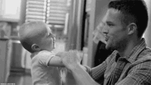 Daddy Dancing With Baby Daddy And Baby GIF - Daddy Dancing With Baby Daddy And Baby Baby GIFs