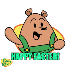 Happy Easter Pants Bear GIF - Happy Easter Easter Pants Bear GIFs
