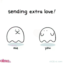 Sending Extra Love Heart GIF - Sending Extra Love Heart Me GIFs