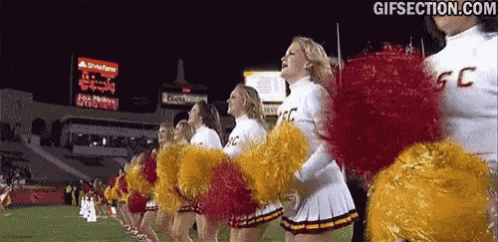 Usc Cheer GIF - Usc Cheerleaders Usc Trojans GIFs.