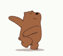 Grizzly Bear Happy GIF - Grizzly Bear Happy We Bare Bears GIFs