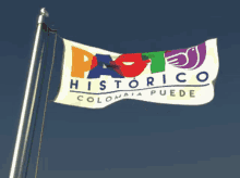 gustavo petro pacto historico colombia flag bogota