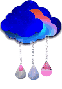 blue and mauve cloud cloud9jaisini paul jaisini art gif