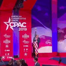 Trump Hug GIF - Trump Hug American Flag GIFs
