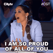 I Am So Proud Of All Of You Lilly Singh GIF - I Am So Proud Of All Of You Lilly Singh Canadas Got Talent GIFs