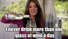 One Drink GIF - One Drink Glass Of Wine Wine GIFs
