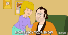 Now Enjoy Your Show Relax GIF - Now Enjoy Your Show Relax Take A Break GIFs