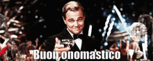Buon Onomastico GIF - Buon Onomastico Leonardo Di Caprio Il Grande Gatsby GIFs