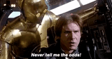 Never Tell Me The Odds Star GIF - Never Tell Me The Odds Star Wars GIFs