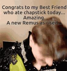 Remus Sanders Chapstick GIF - Remus Sanders Chapstick Amazing GIFs