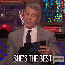 Shes The Best Andy Cohen GIF - Shes The Best Andy Cohen Watch What Happens Live GIFs