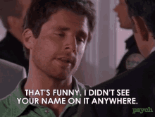 Dont See Your Name Thats Funny GIF - Dont See Your Name Thats Funny Shawn Spencer GIFs