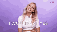 I Would Say Yes Aww GIF - I Would Say Yes Aww No Hesitation GIFs
