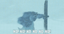 Monsters Inc Sully GIF - Monsters Inc Sully No No No No No No GIFs