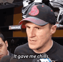 Dion Phaneuf It Gave Me Chills GIF - Dion Phaneuf It Gave Me Chills Chills GIFs