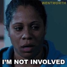 Im Not Involved Doreen Anderson GIF - Im Not Involved Doreen Anderson Wentworth GIFs