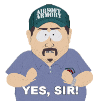 Yes Sir South Park Sticker - Yes Sir South Park Help My Teenager Hates Me Stickers