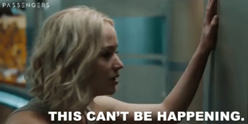 This Can'T Be Happening. GIF - Passengers Passengers Movie Jennifer Lawrence GIFs