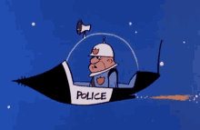 The Jetsons Flying Police Car GIF - The Jetsons Flying Police Car Patrol Officer GIFs