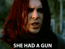 She Had A Gun Weapon GIF - She Had A Gun Gun Weapon GIFs