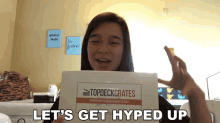 Lets Get Hyped Up Hannah Fawcett GIF - Lets Get Hyped Up Hannah Fawcett Laughing Pikachu GIFs
