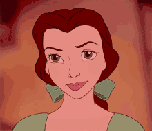 Belle Frowning GIF - Belle Frowning Raised Eyebrow GIFs