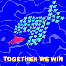 Together We Win Fish GIF - Together We Win Fish Shark GIFs